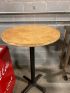 30" Round Wood Bar Height Table